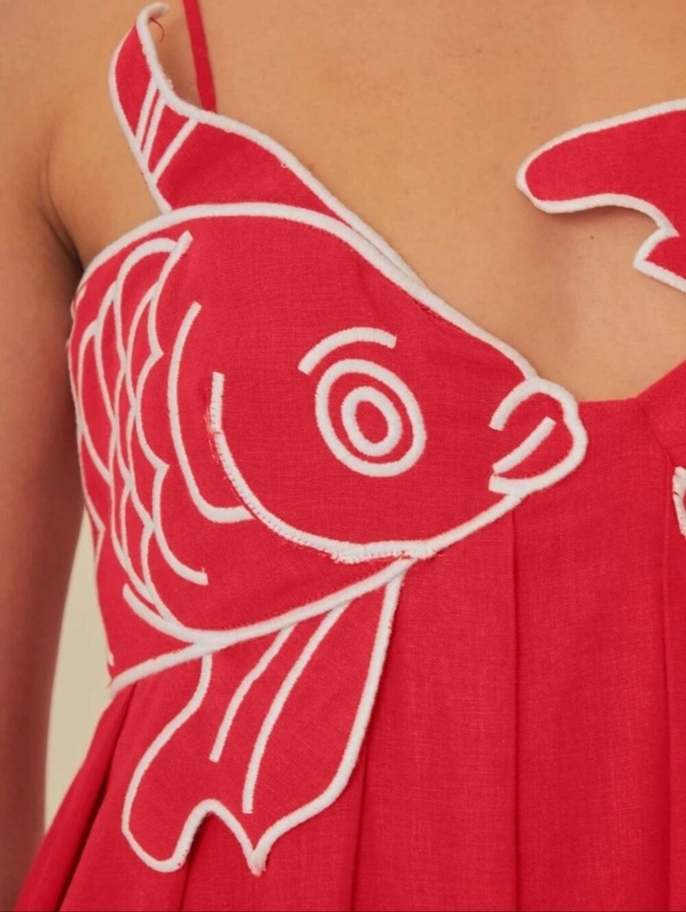 Farm Rio Red Fishtop Maxidress - Picture 4 of 6